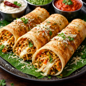 cheese spring dosa