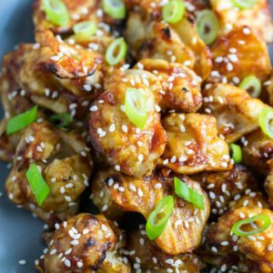 Crispy Seasame Cauliflower