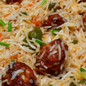 Manchurian Fried Rice (Veg/Chicken/Shrimp)